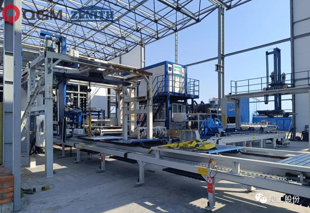 泉工股份ZN900CG生產(chǎn)線即將投產(chǎn) 助力俄羅斯基建建設