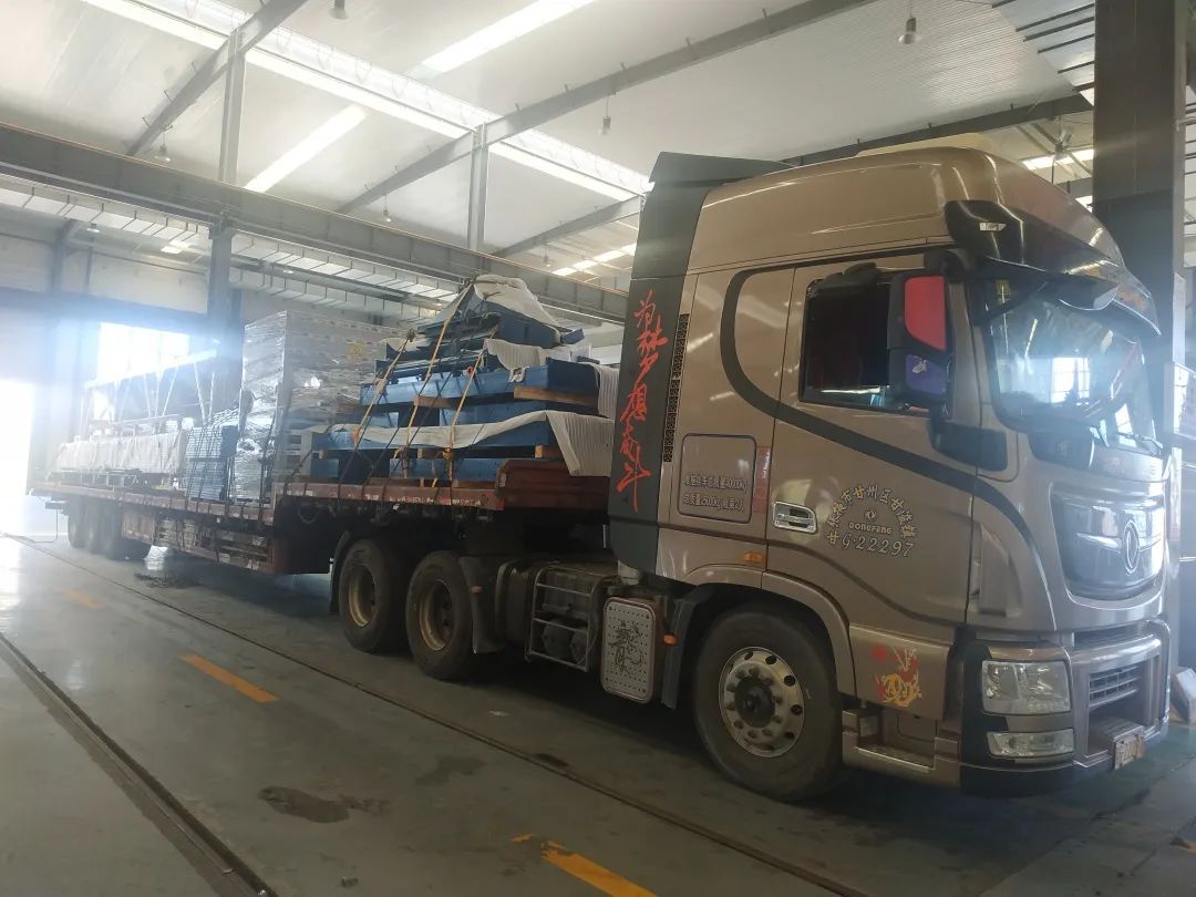 進(jìn)擊！泉工股份生產(chǎn)線發(fā)貨華中，助力地區(qū)基建建設(shè)