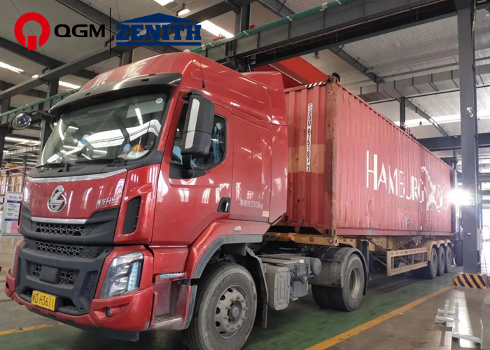 項(xiàng)目發(fā)貨| 3年2度合作，泉工股份QT10全自動(dòng)生態(tài)砌塊成型加高機(jī)生產(chǎn)線發(fā)貨孟加拉，助力河道治理項(xiàng)目建設(shè)